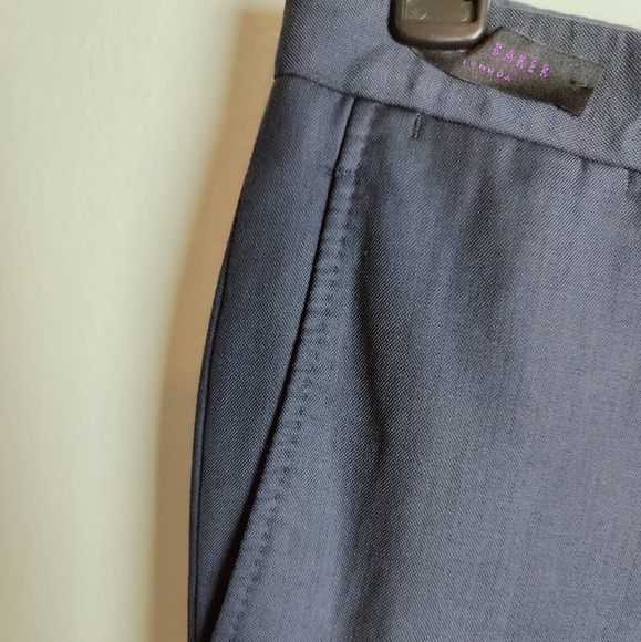 Ted Baker London Men's Jefferson Flat Front Wool Dress Pants, Sz 33 - Picture 10 of 16